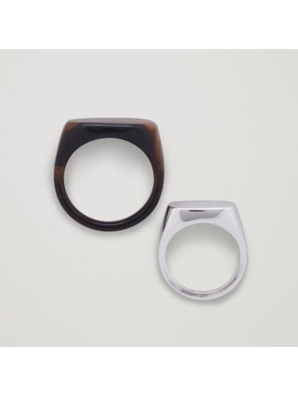 COS Mix Material Ring Set - Picture 2 of 6